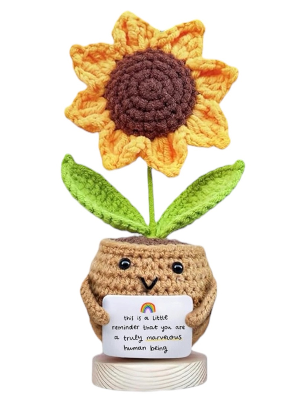 Positive Sunflower Doll Gift - NEW